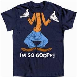 Disney Goofy T Shirt Men’s Size Medium T-Shirt Navy Blue I'm So Goofy!